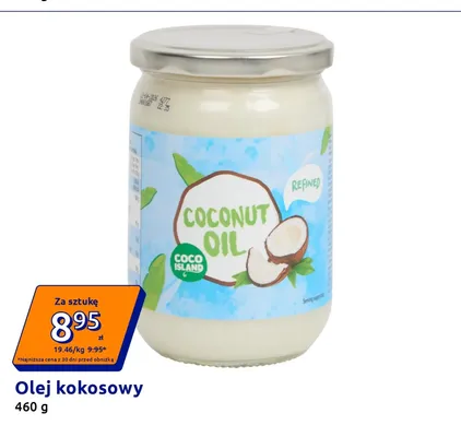 Olej kokosowy Coco Island promocja w Action