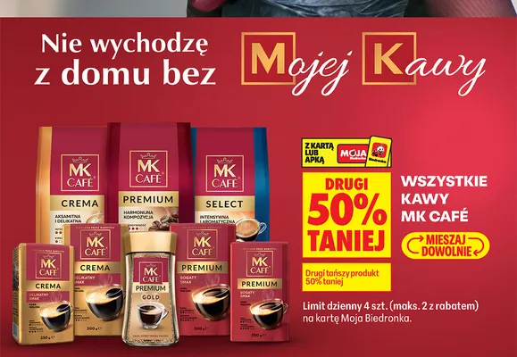 Kawa mielona MK Café Premium promocja w Biedronka