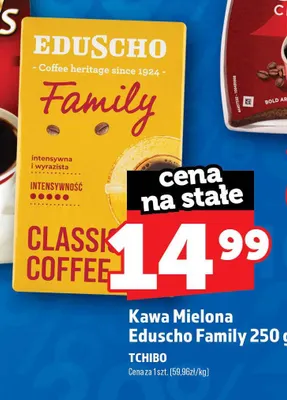 Kawa mielona Eduscho Family promocja w TOPAZ
