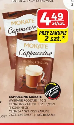 Cappuccino MOKATE promocja w Top Market