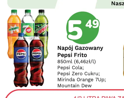 Napój gazowany Mirinda Orange promocja w Limonka