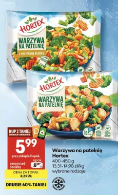Warzywa na patelnię Hortex promocja w Delikatesy Centrum