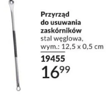 Przyrząd do usuwania zaskórników stal węglowa promocja w AVON