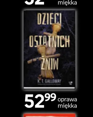Książka Dzieci ostatnich żniw K.L. Galloway promocja w Empik
