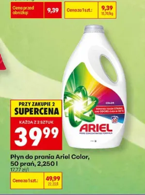 Płyn do prania Ariel Color promocja w Biedronka
