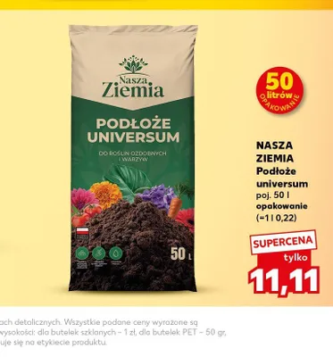 Podłoże uniwersalne Nasza Ziemia promocja w Kaufland