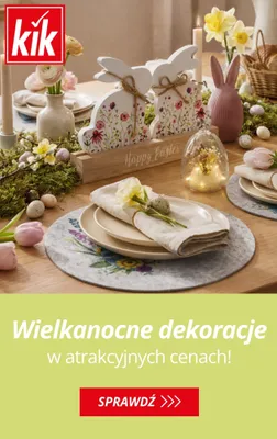 Wielkanocne dekoracje w atrakcyjnych cenach!, strona 0 promocja w KiK