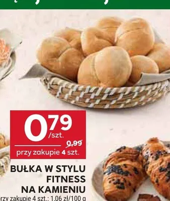 Bułka w stylu fitness na kamieniu promocja w Stokrotka
