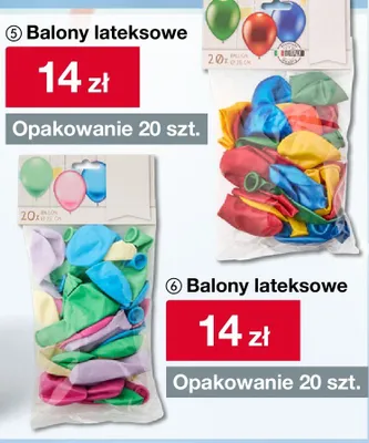 Balony lateksowe promocja w Woolworth