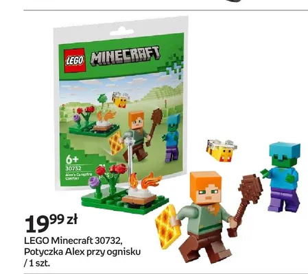 Klocki LEGO Minecraft 30732 Potyczka Alex przy ognisku promocja w Empik