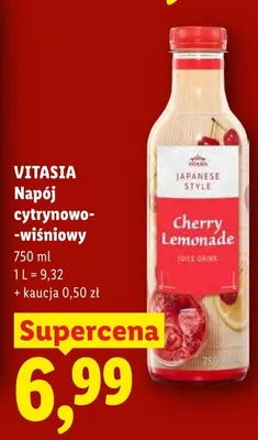 Napój cytrynowo-wiśniowy Vitasia Japanese Style promocja w Lidl