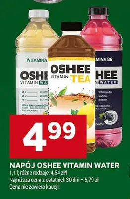 Napój oshee vitamin water promocja w Stokrotka