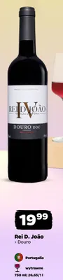Wino Rei D. João czerwone wytrawne promocja w Netto