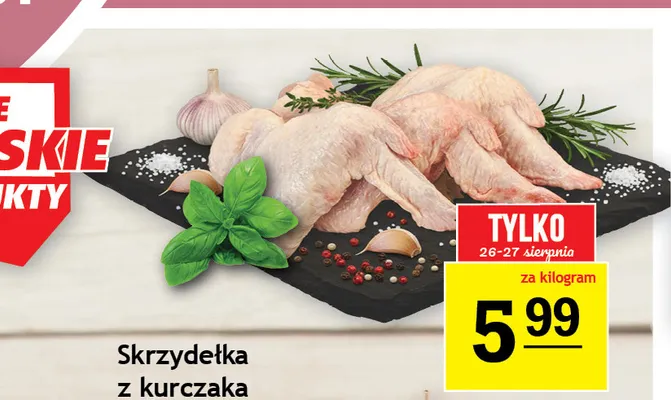 Skrzydełka z kurczaka promocja w Gram Market