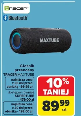 Głośnik przenośny TRACER MAXTUBE promocja w Carrefour
