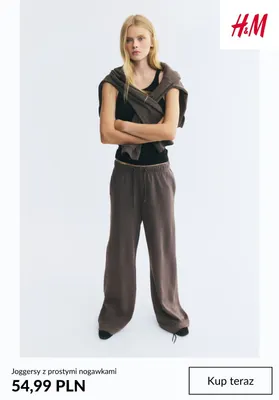 Joggersy z prostymi nogawkami H & M promocja w H&M
