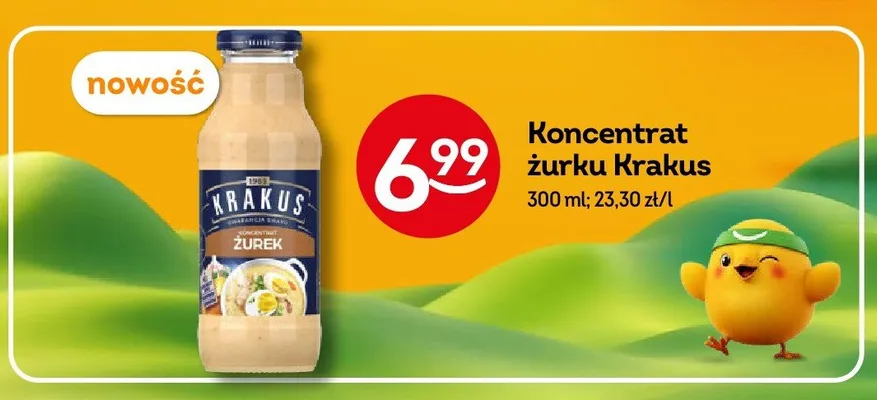 Koncentrat żurku Krakus promocja w Żabka