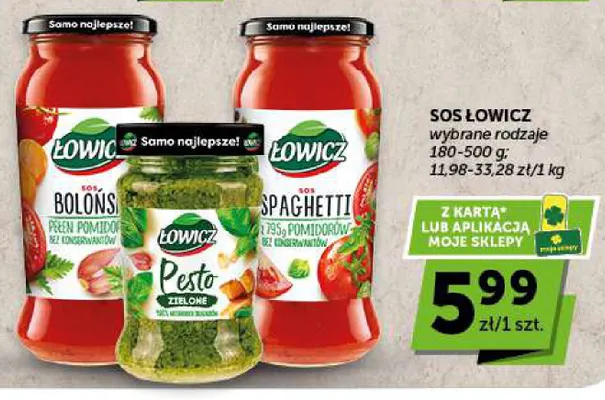 Pesto zielone Łowicz promocja w ABC