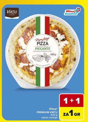 Pizza Premium Virtu Piccante promocja w Carrefour Market