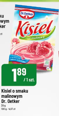 Kisiel o smaku malinowym Dr. Oetker promocja w POLOmarket