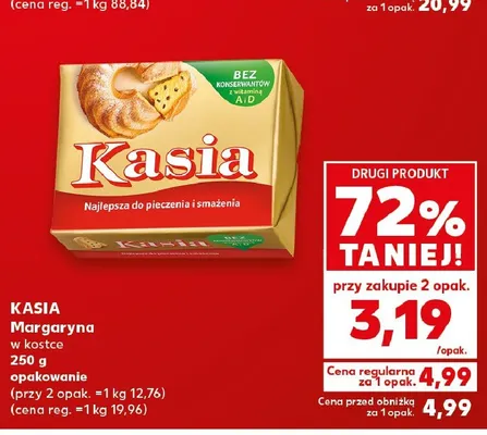 Margaryna w kostce Kasia promocja w Kaufland