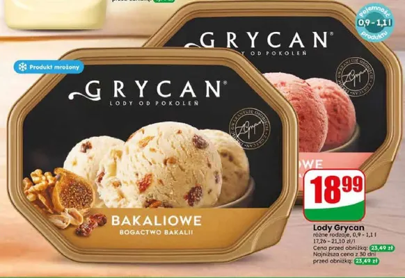 Lody Grycan promocja w Dino