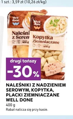 Placki ziemniaczane Well Done promocja w Stokrotka