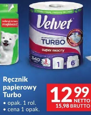 Ręcznik papierowy Turbo Velvet promocja w Makro