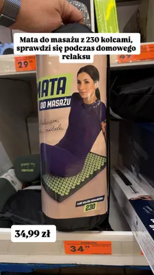 Mata do masażu z kolcami promocja w Biedronka