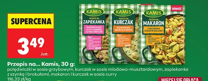 Przepis na... makaron i kurczak w sosie curry promocja w Biedronka