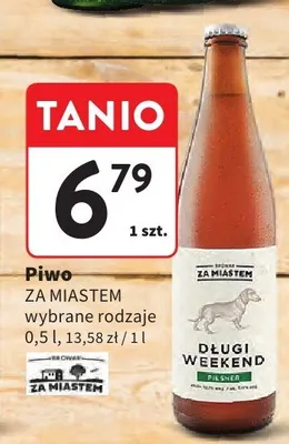 Piwo Za Miastem promocja w Intermarche