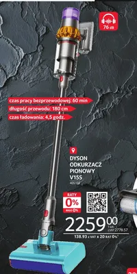 Odkurzacz pionowy DYSON V15S promocja w Selgros