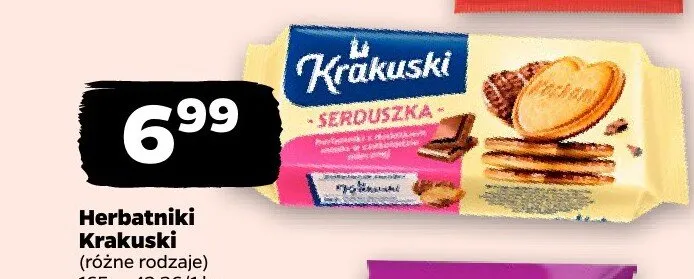 Herbatniki Krakuski promocja w Netto