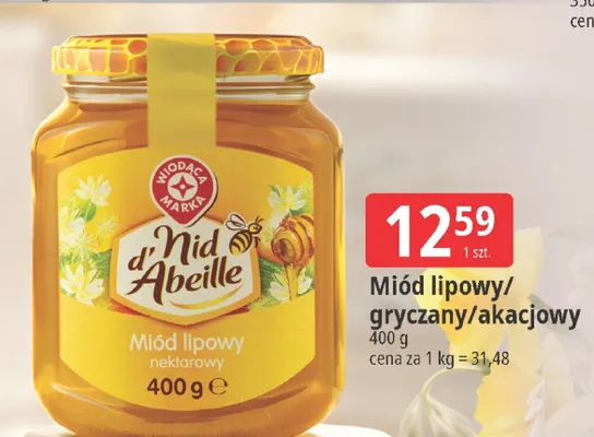 Miód lipowy/gryczany/akacjowy promocja w Leclerc