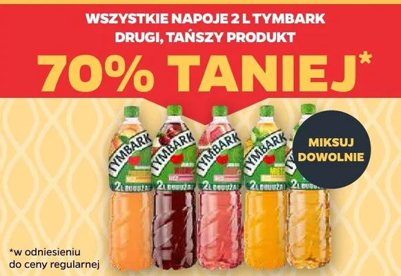 Wszystkie napoje 2 l  promocja w Netto