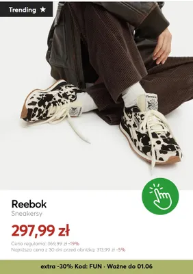 Sneakersy Reebok promocja w eobuwie.pl