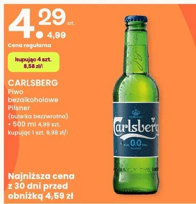 Piwo bezalkoholowe pilsner 500ml promocja w Frisco