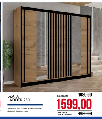 Szafa Ladder 250 promocja w Abra Meble