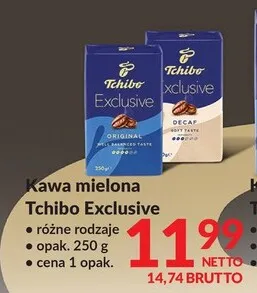 Kawa mielona Tchibo Exclusive Original promocja w Makro