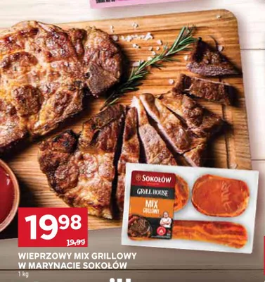 Wieprzowy mix grillowy w marynacie Sokołów promocja w Stokrotka