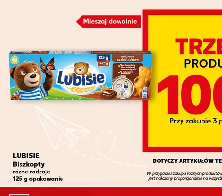 Biszkopty Lubisie nadzienie czekoladowe promocja w Kaufland