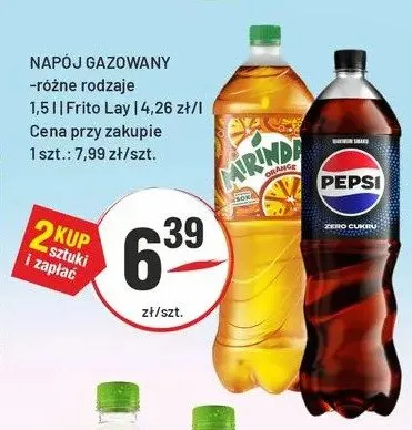 Napój gazowany Pepsi Zero Cukru promocja w Sedal