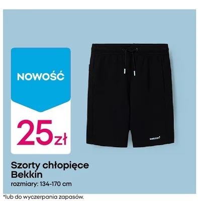 Szorty chłopięce Bekkin promocja w Pepco