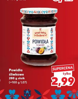 Powidła śliwkowe K-Stąd Takie Dobre! promocja w Kaufland