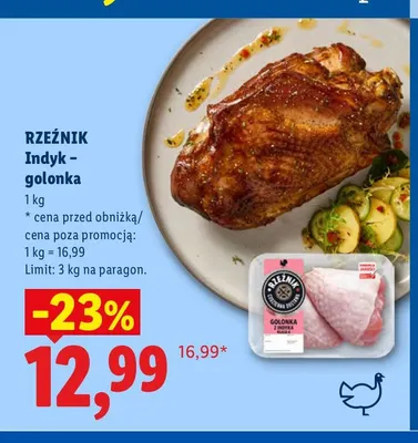 Indyk golonka Rzeźnik promocja w Lidl