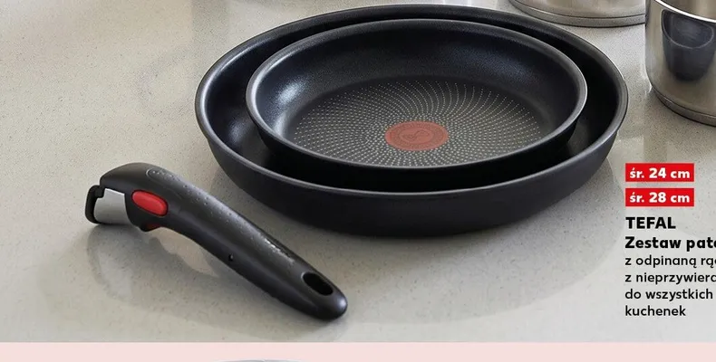 Zestaw patelni Tefal promocja w Kaufland