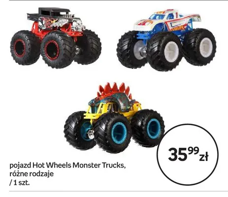 Pojazd Hot Wheels Monster Trucks promocja w Empik