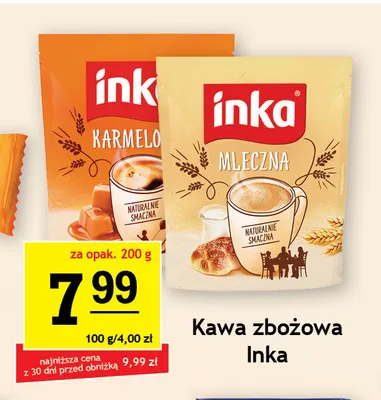 Kawa zbożowa Inka mleczna promocja w Gram Market