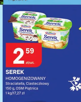 Serek homogenizowany Piątnica stracciatella promocja w Chorten