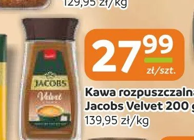 Kawa rozpuszczalna Jacobs Velvet promocja w Społem Częstochowa